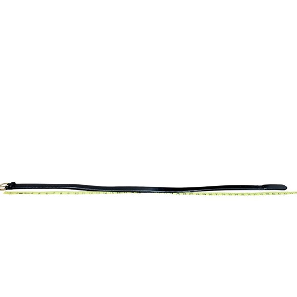 Coach Style # 3921 Shiny Black Leather Belt, Size 38''/ 95 cm - Picture 10 of 12